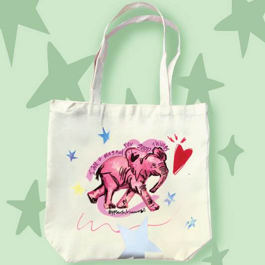 We Love Elephants - Tote Bag